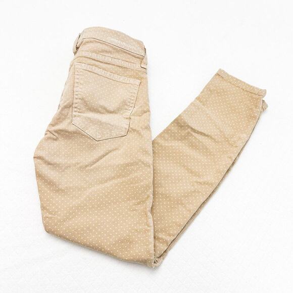 Current Elliott The Stiletto Haystack Skinny Denim Polka Patterned Jeans Size 25 - Picture 9 of 9